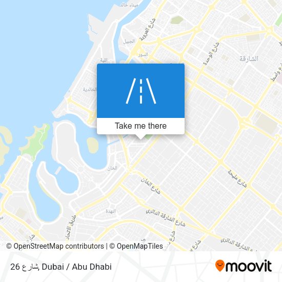 شارع 26 map