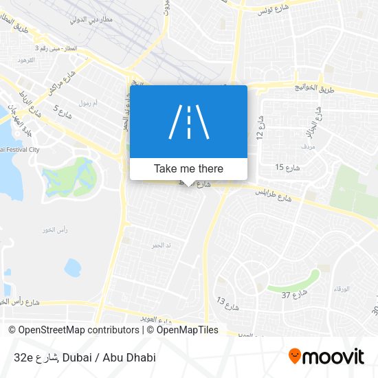 32e شارع map