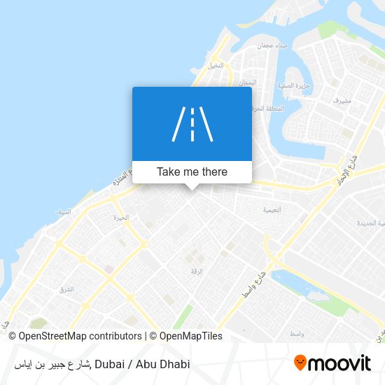 شارع جبير بن إياس map
