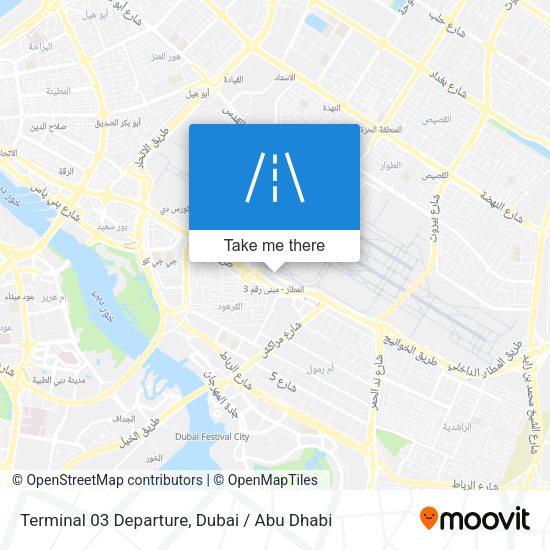 Terminal 03 Departure map