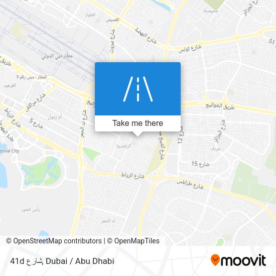 41d شارع map