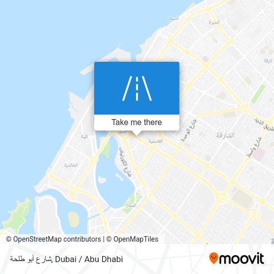 شارع أبو طلحة map