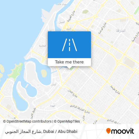 شارع المجاز الجنوبي map