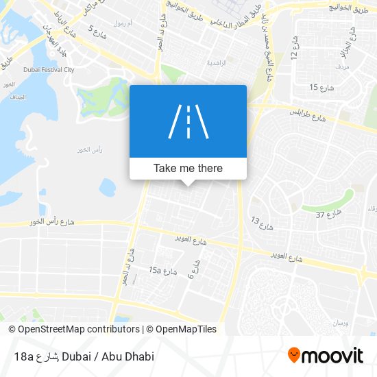 18a شارع map