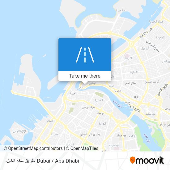 طريق سكة الخيل map