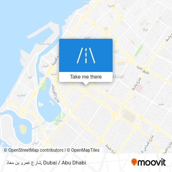 شارع عمرو بن معاذ map