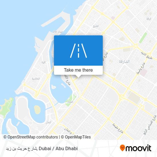 شارع حريث بن زيد map