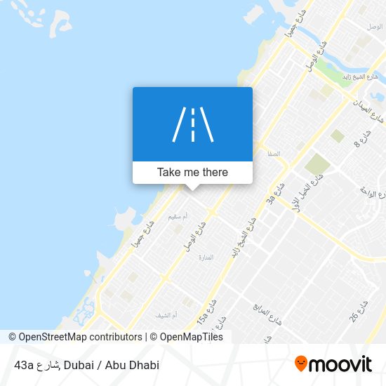 43a شارع map