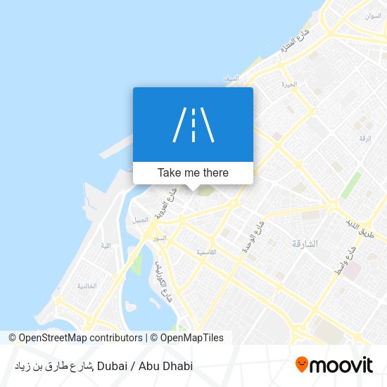 شارع طارق بن زياد map