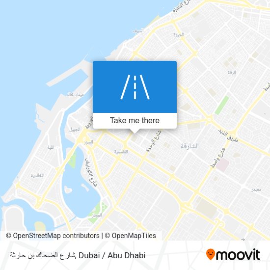 شارع الضحاك بن حارثة map
