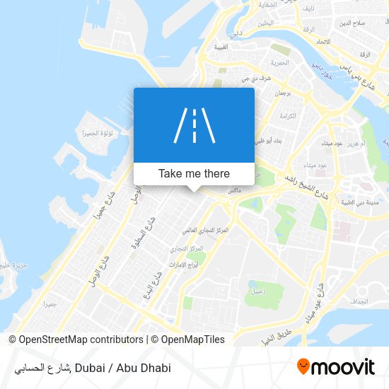 شارع الحسابي map