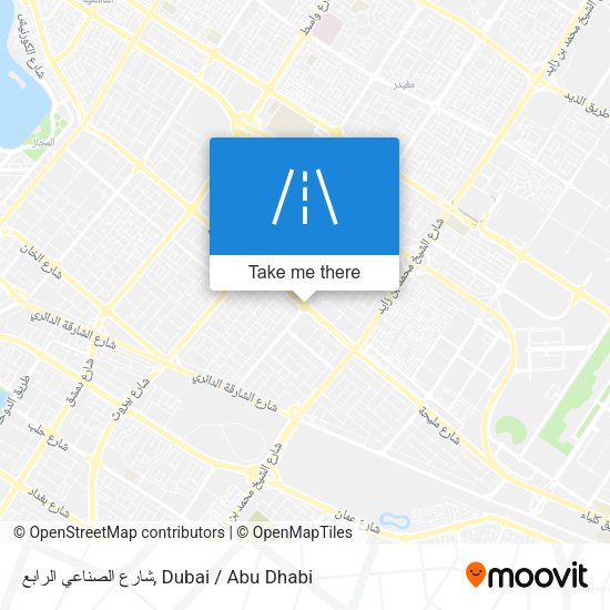 شارع الصناعي الرابع map