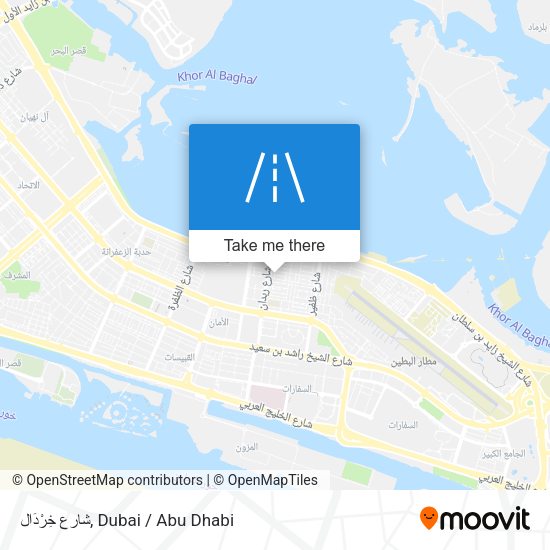 شارع خِرْدَال map