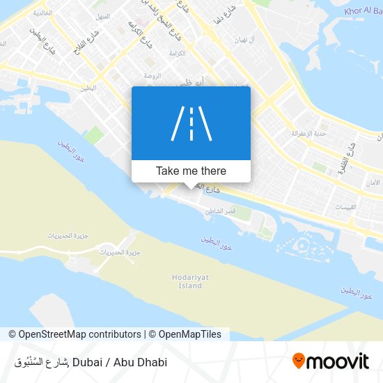 شارع السَّنْبُوق map