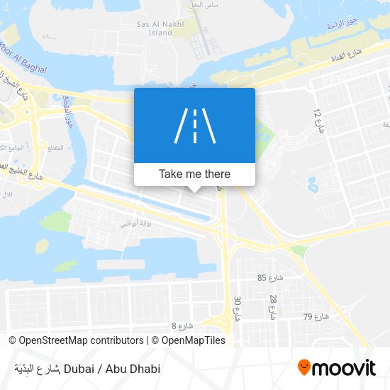 شارع البِدْيَة map