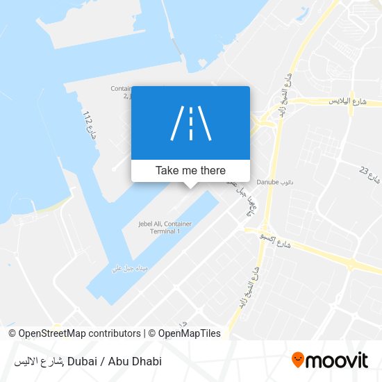 شارع الاليس map