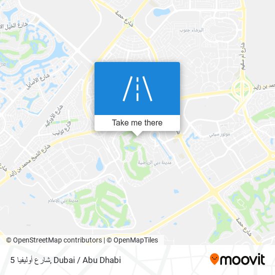 شارع أوليفيا 5 map