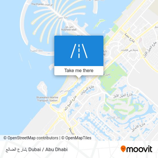 شارع الضالع map
