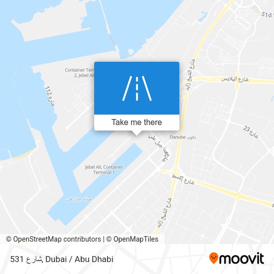 شارع 531 map