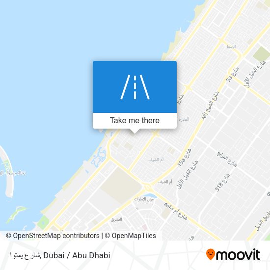 شارع يمتوا map