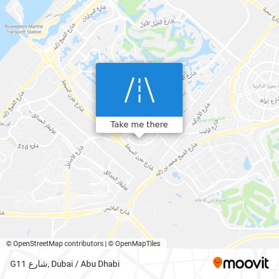 G11 شارع map