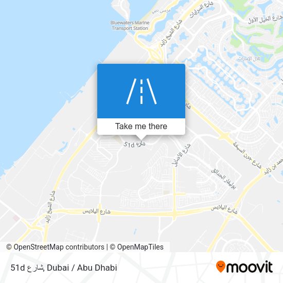 51d شارع map