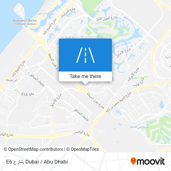 E6 شارع map