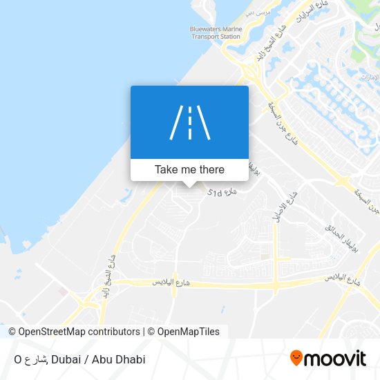 O شارع map