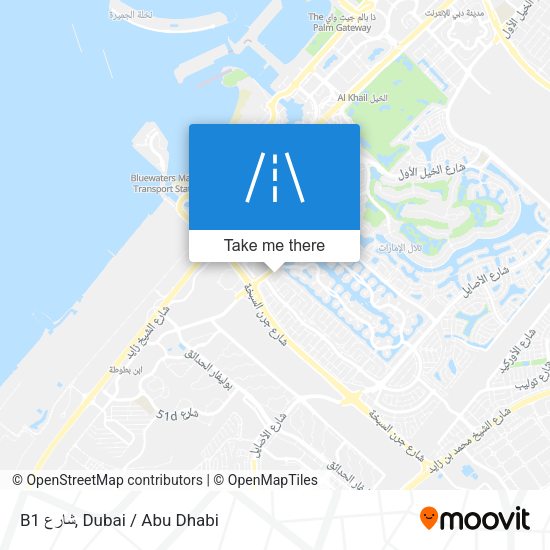 B1 شارع map