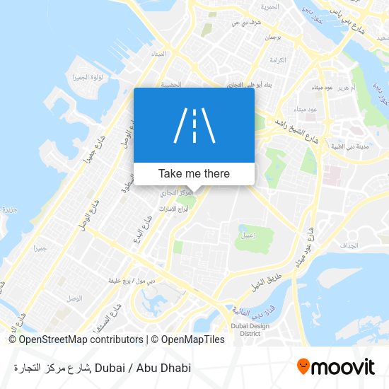 شارع مركز التجارة map