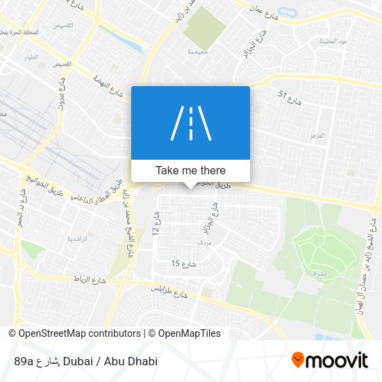 89a شارع map