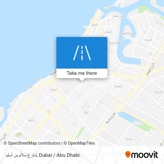 شارع سلام بن أسلم map