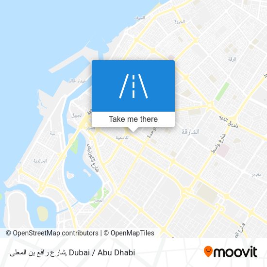 شارع رافع بن المعلى map