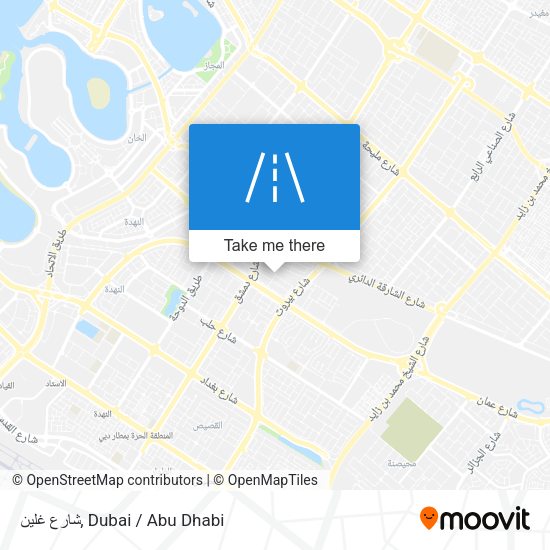 شارع غلين map