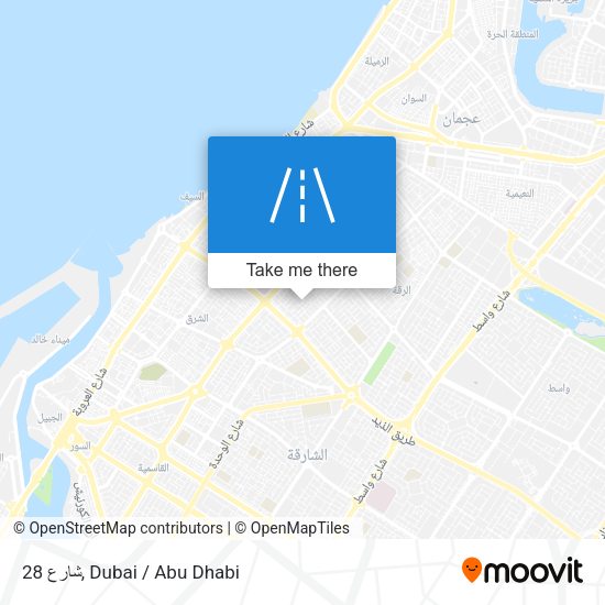 شارع 28 map