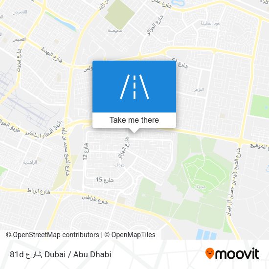 81d شارع map
