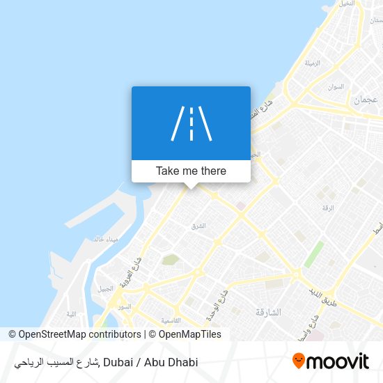 شارع المسيب الرياحي map