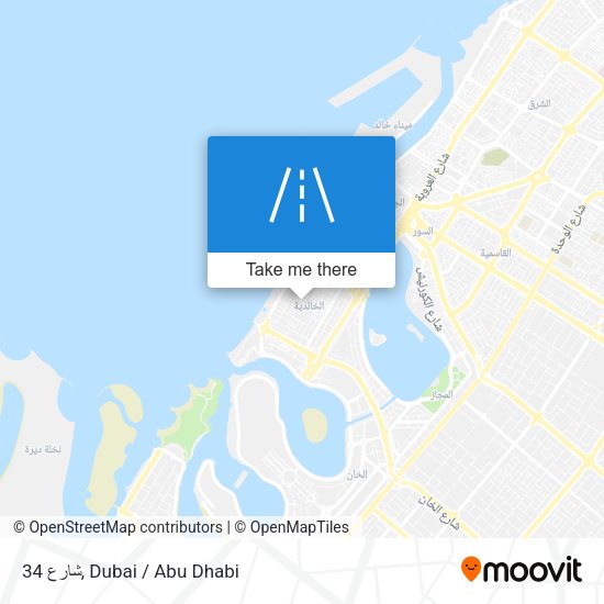 شارع 34 map