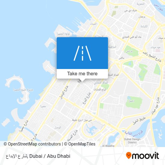 شارع الإبداع map