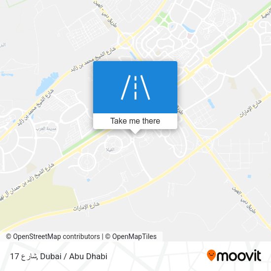 شارع 17 map