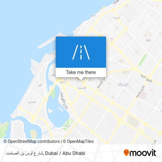 شارع أوس بن الصامت map