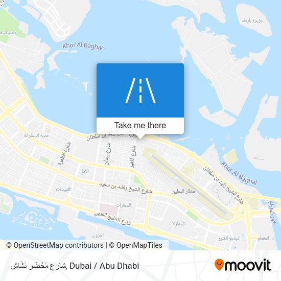 شارع مَحْضَر نَشَاش map