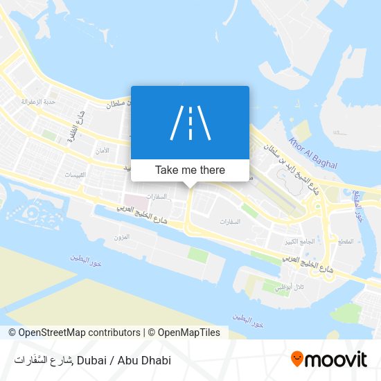 شارع السَّفَارات map