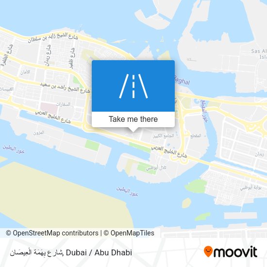 شارع يِهَمَة الْعِيصَان map
