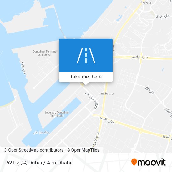 شارع 621 map