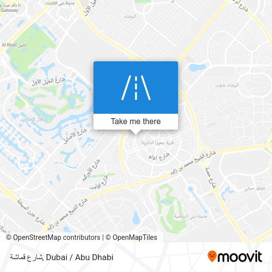 شارع قماشة map