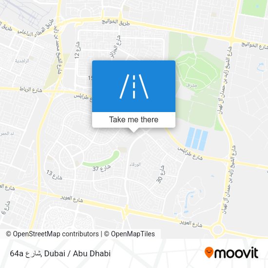 64a شارع map