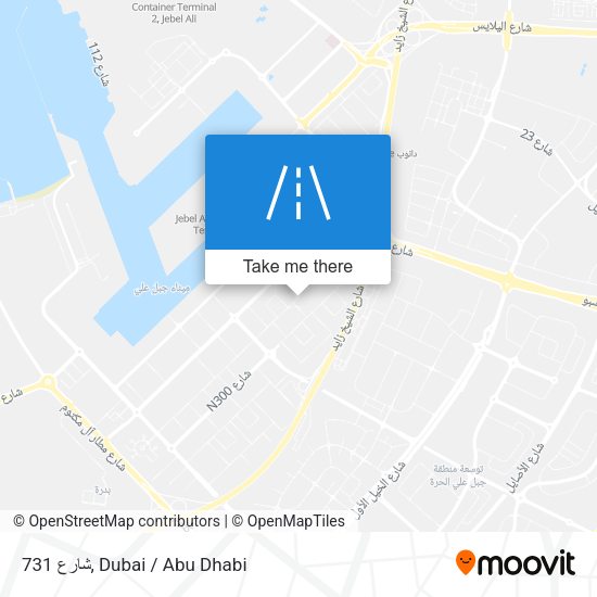 شارع 731 map