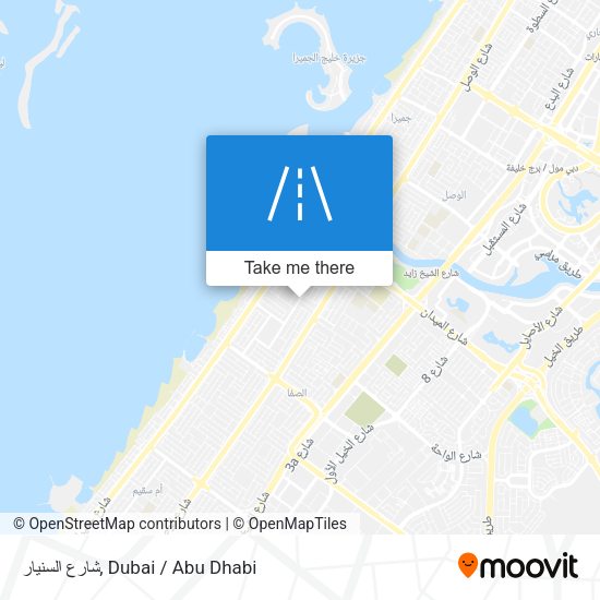 شارع السنيار map
