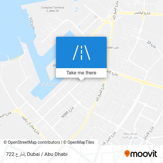 شارع 722 map